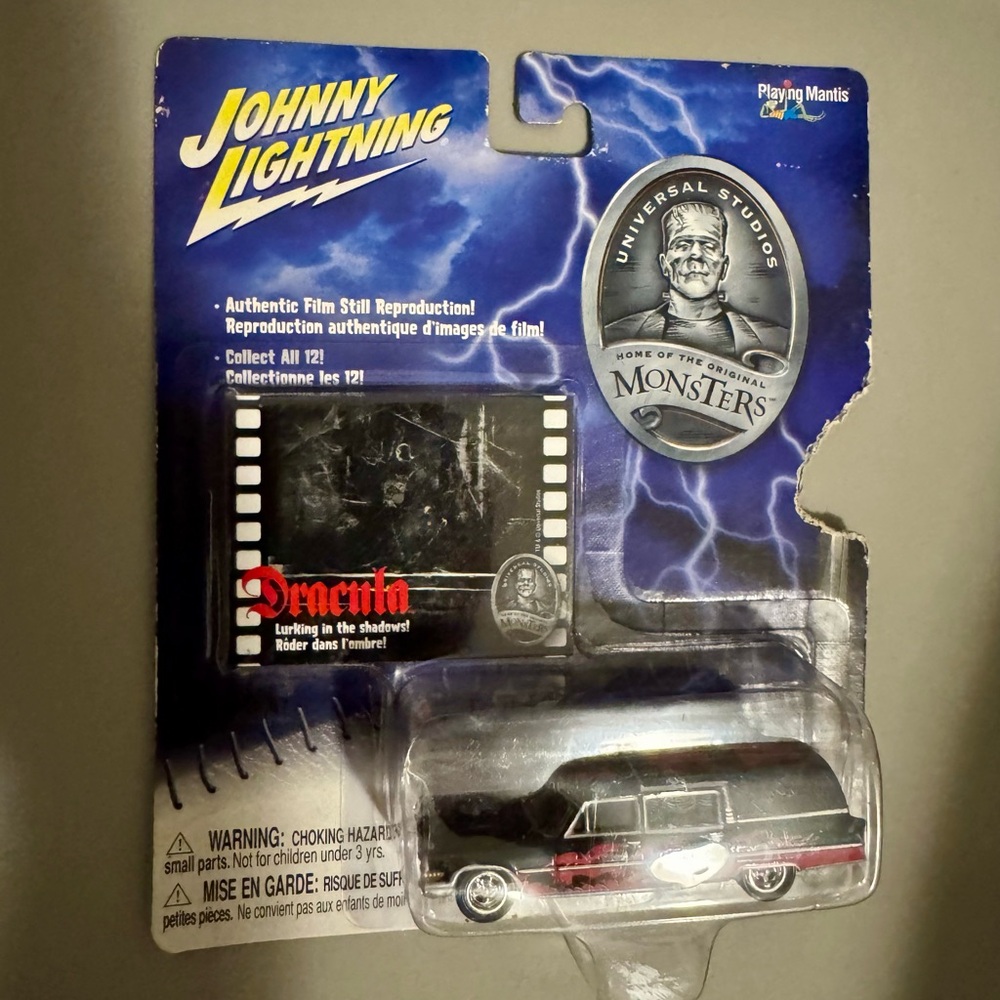 Johnny Lightning Dracula Universal Studio Monster 1966 Cadillac Hearse